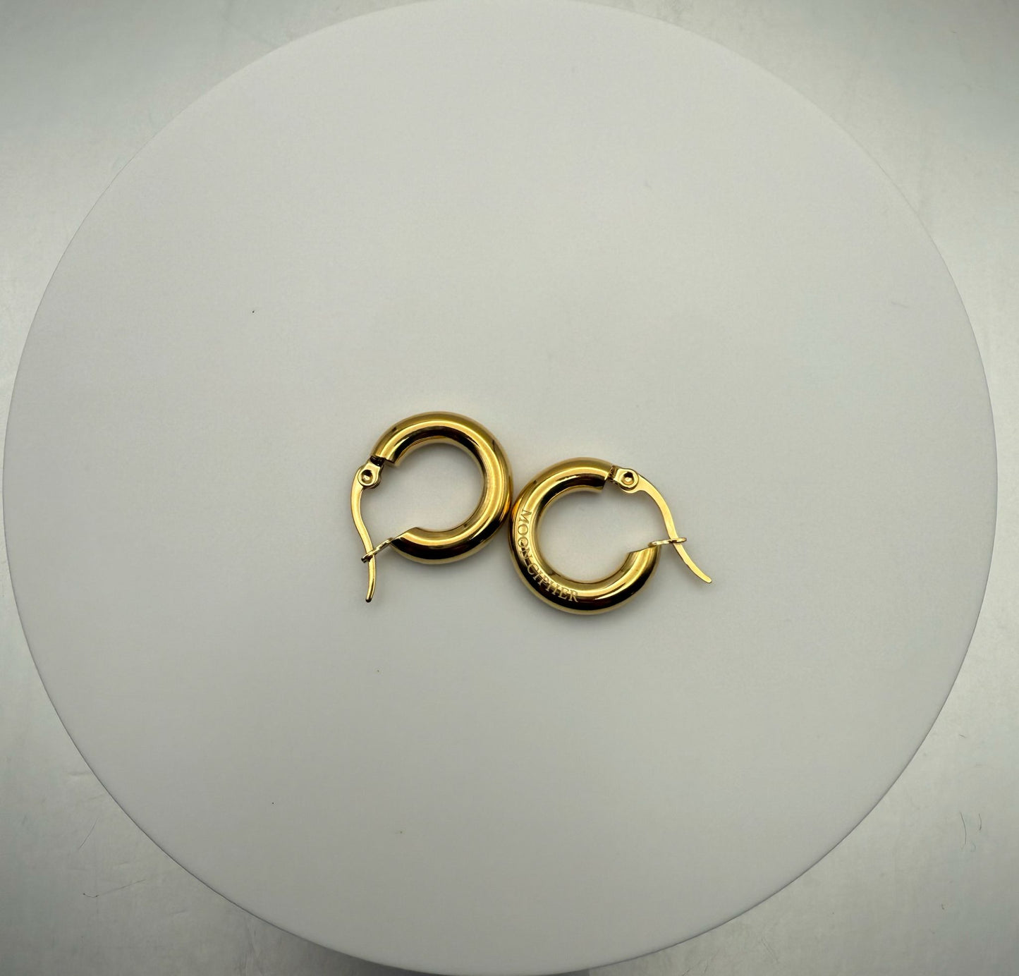 Moon Cipher Duo (Necklace + Hoops)