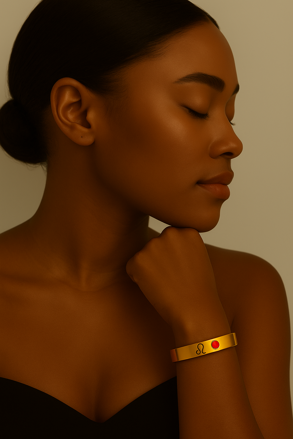 Zodiac & Birthstone Bracelet (Moon Cipher Cuff)