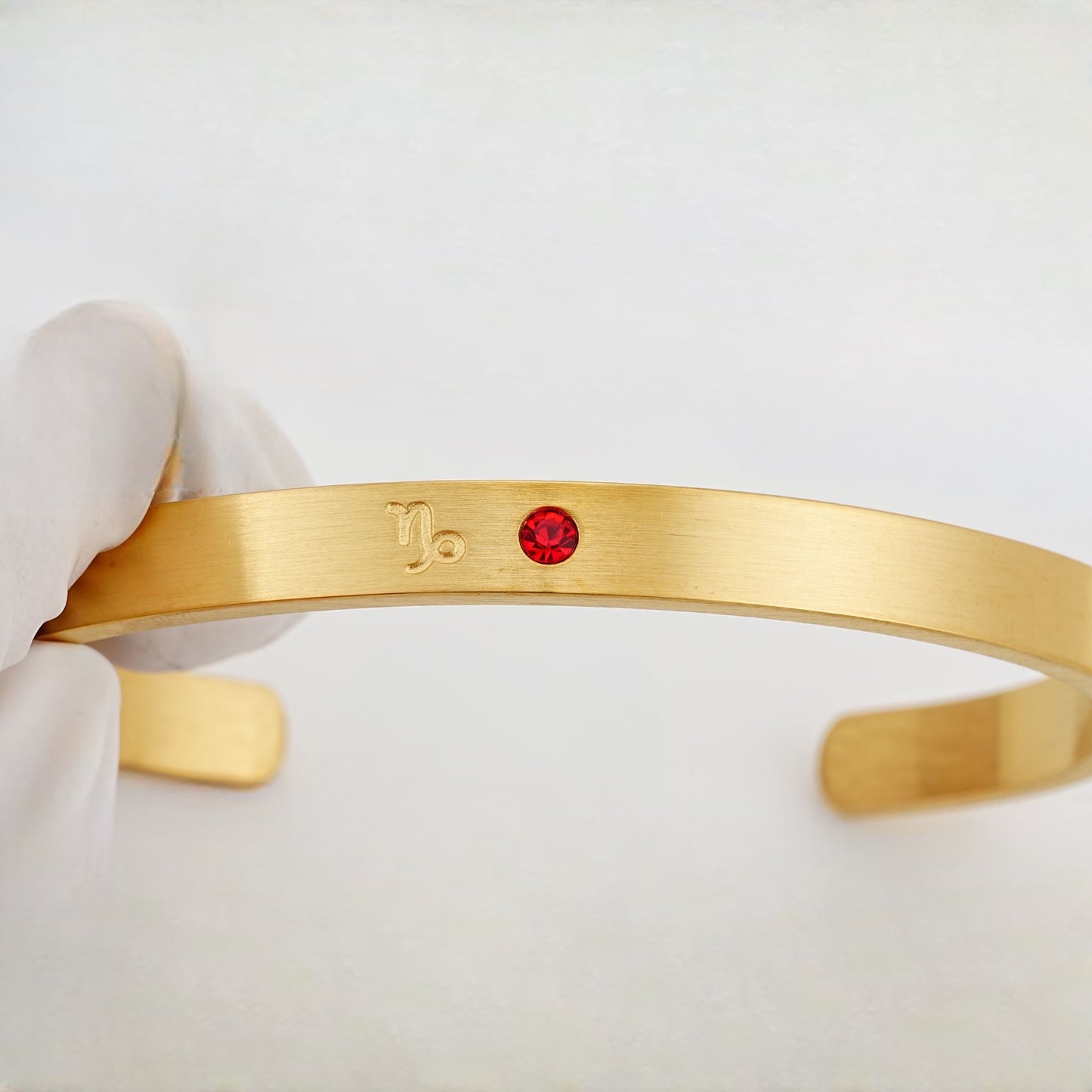 Zodiac & Birthstone Bracelet (Moon Cipher Cuff)