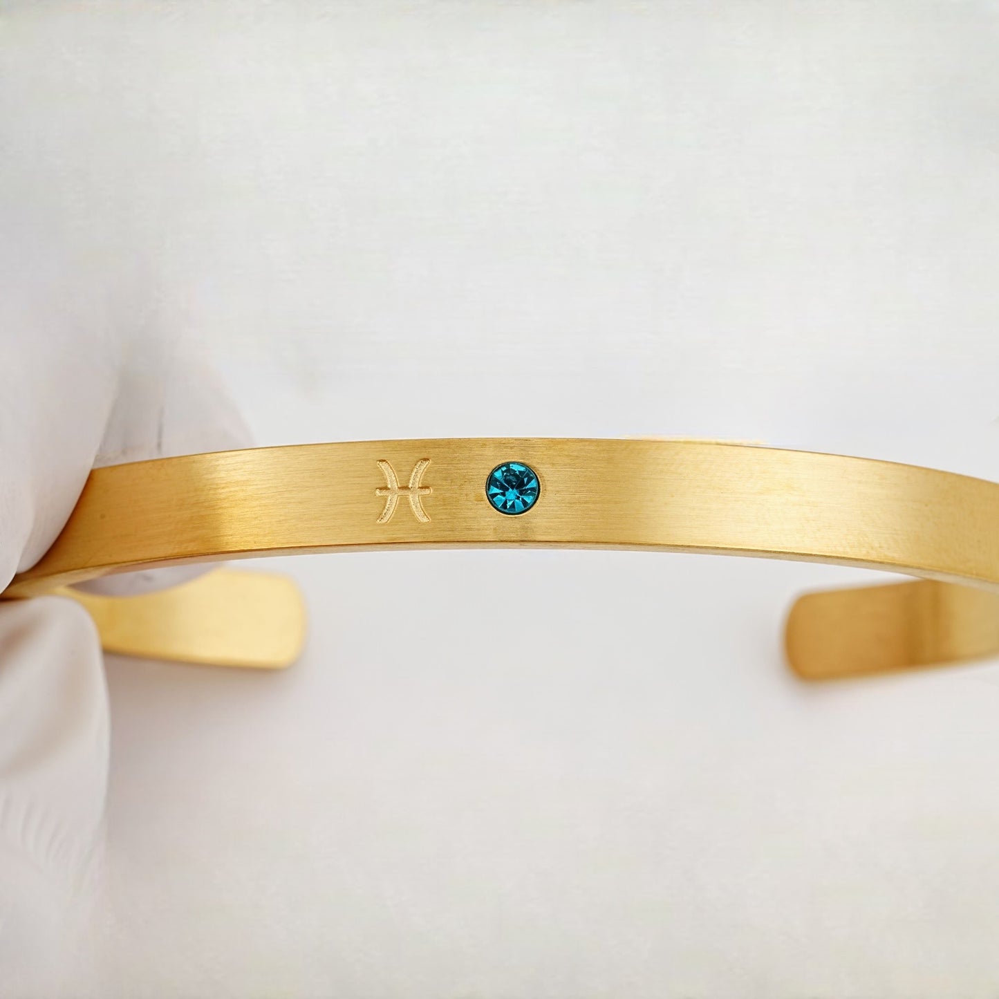 Zodiac & Birthstone Bracelet (Moon Cipher Cuff)