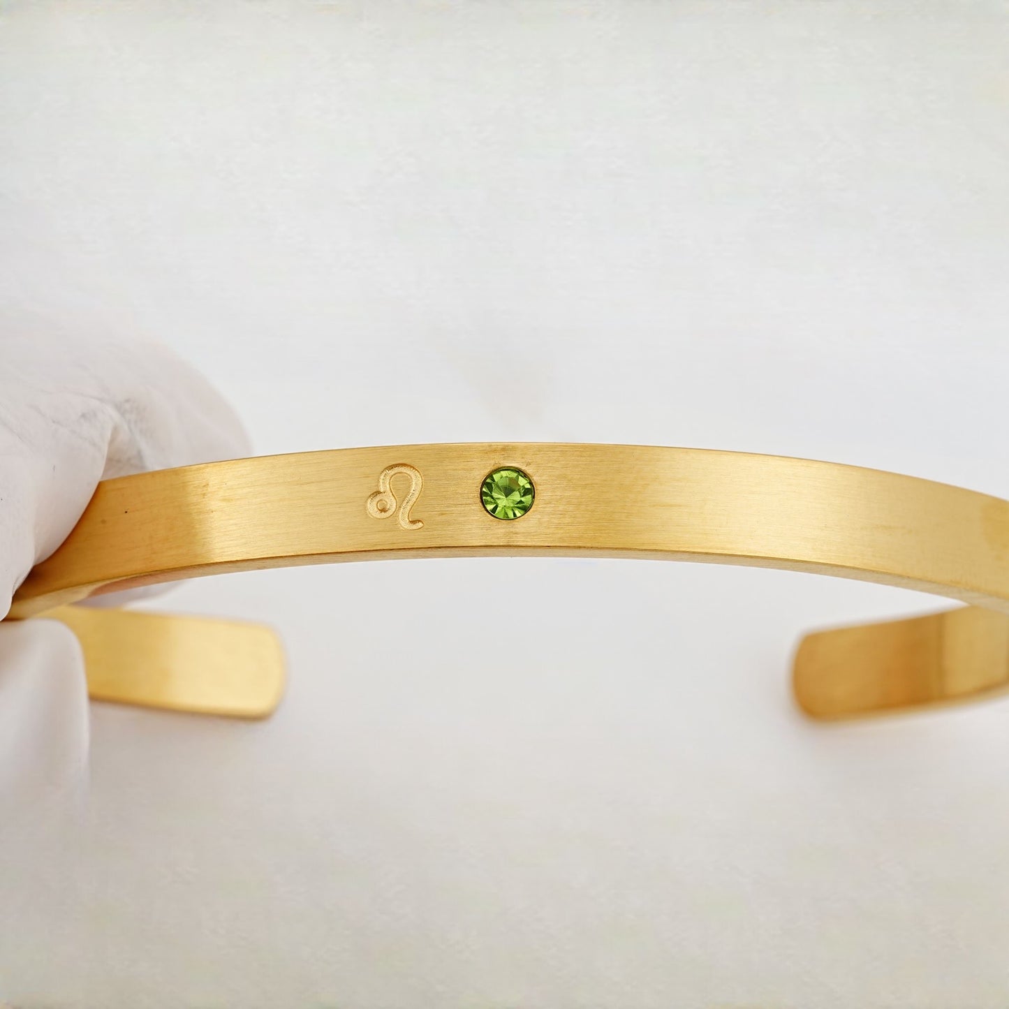 Zodiac & Birthstone Bracelet (Moon Cipher Cuff)