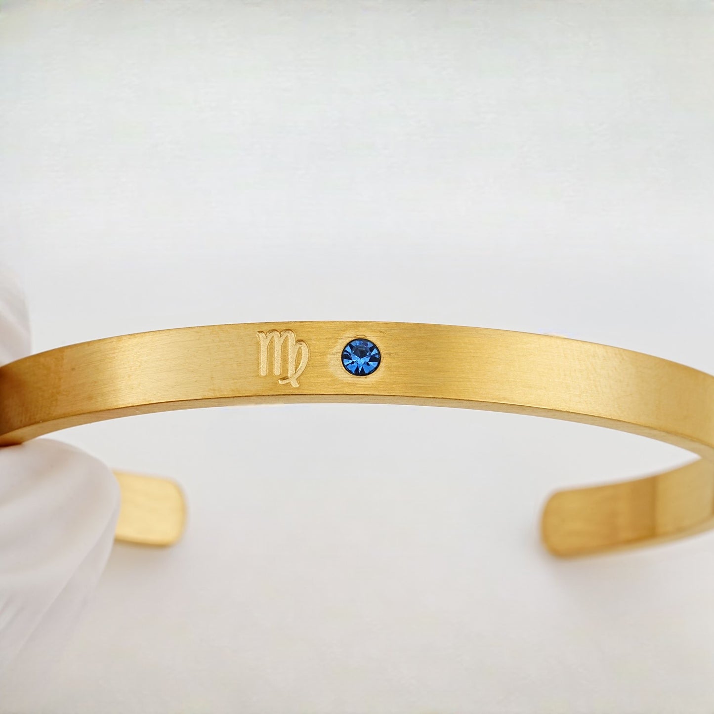 Zodiac & Birthstone Bracelet (Moon Cipher Cuff)